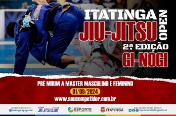 ITATINGA JIU JITSU OPEN – 2ª Edição