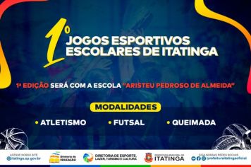 JOGOS ESPORTIVOS ESCOLARES EM ITATINGA!